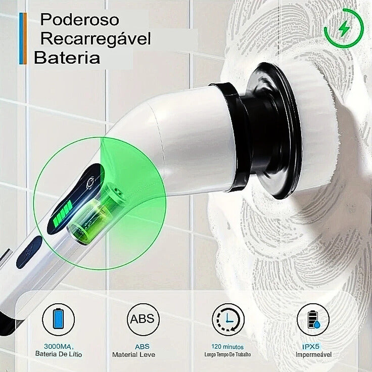 Escova Elétrica Cordless Turbo